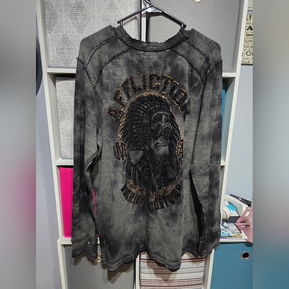 AFFLICTION Men's Long Sleeve - Picture 3 of 9